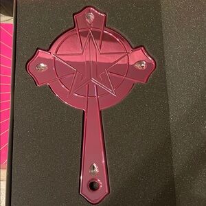 Jeffree Star Pink Religion Pink Cross Hand Mirror